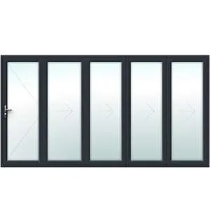 5 Pane Aluminium Bifolding Door